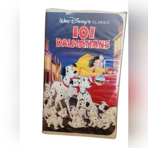 Walt Disney's 101 Dalmatians (VHS 1992) Classic BLACK DIAMOND Edition- 1263